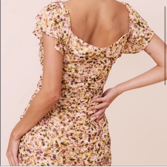 ASTR Ruched Mini Dress - Picture 4 of 6